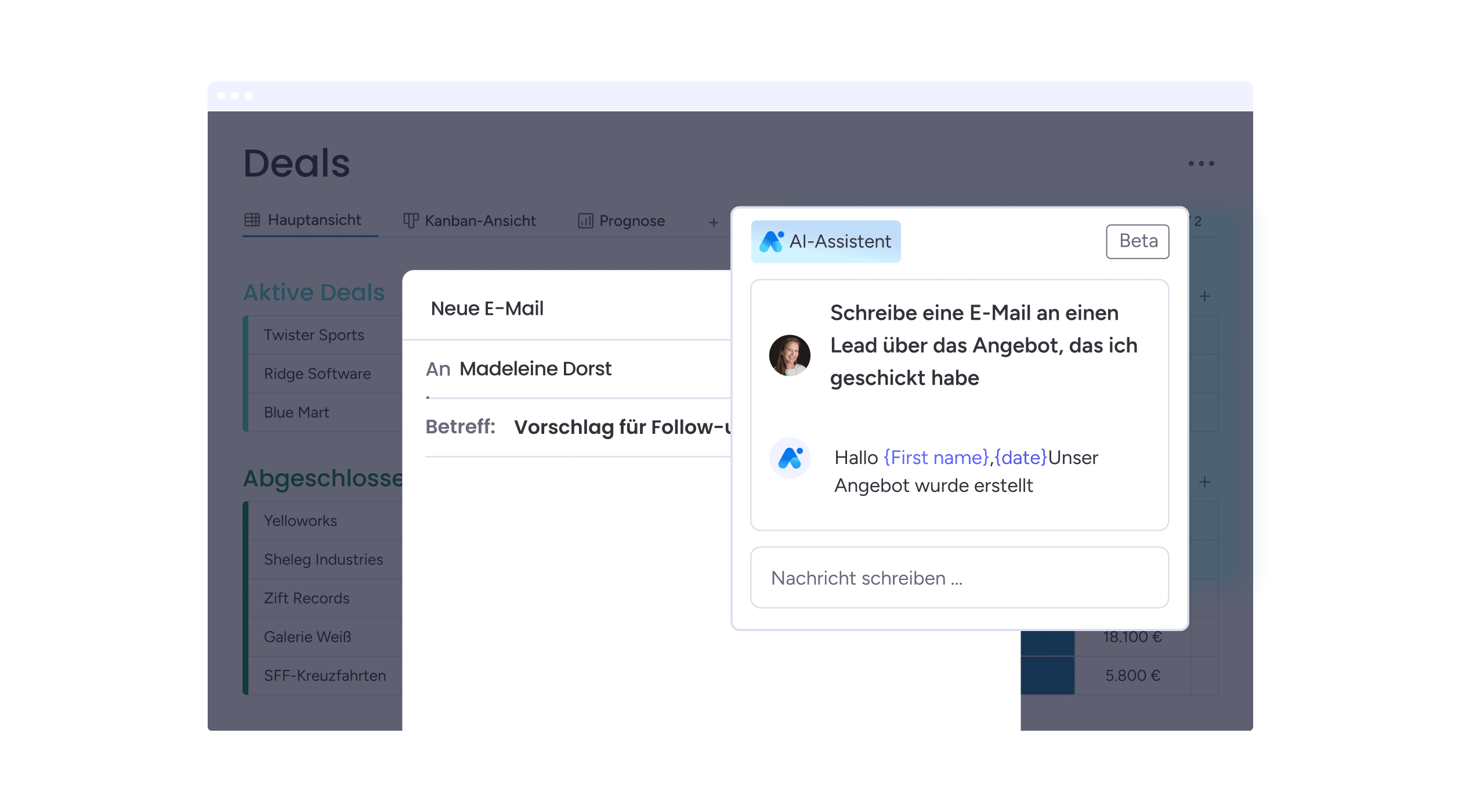 Email composition and rephrasing DE